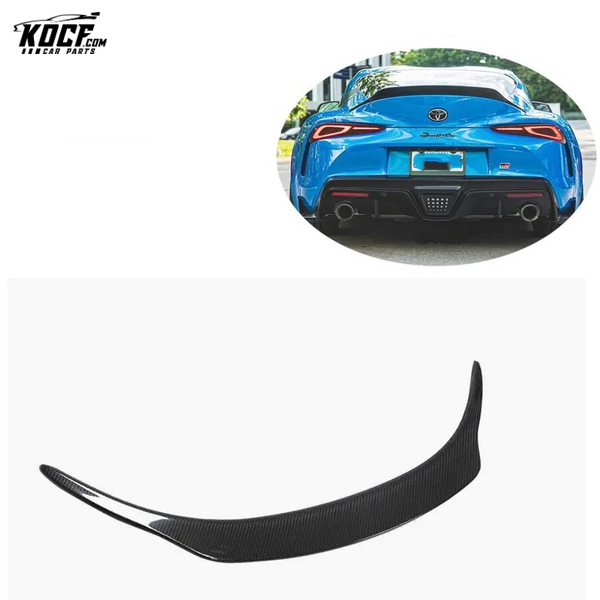 SABON CARBON Customization GR Supra A90 A91 MK5 Edition Style Carbon Fiber Rear Trunk duckbill Spoiler For Toyota Supra