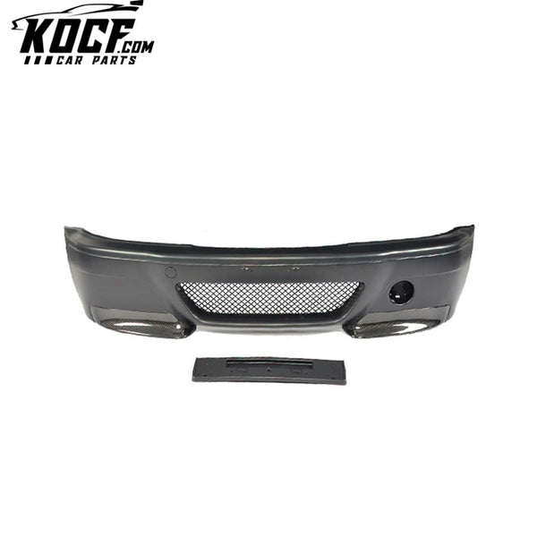 E46 M3 Car Front Bumper Kits For BMW 3 Series E46 with Carbon Fiber Splitter