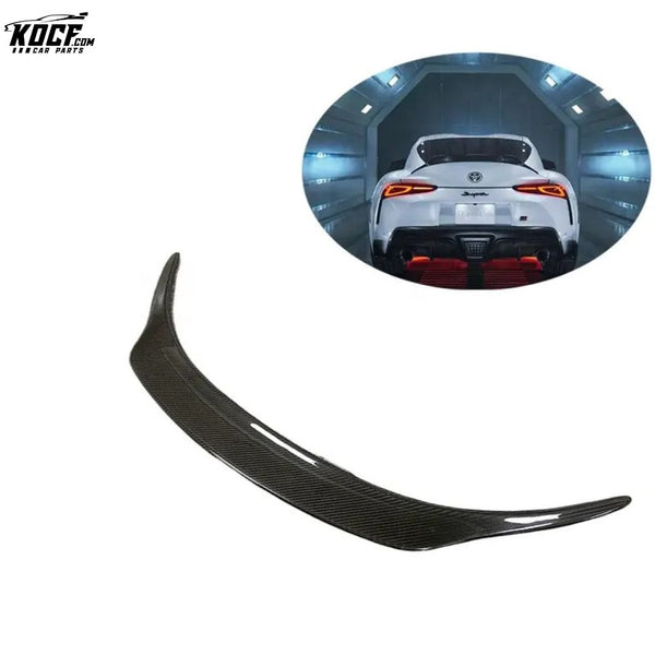 2020+ For Toyota GR Supra A90 A91 MK5 MKV Edition Style Carbon Fiber Rear Trunk Decktail Spoiler Boot Spoiler