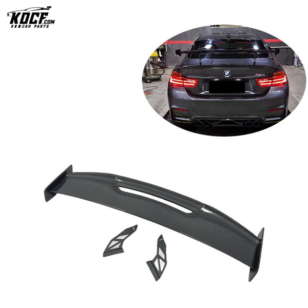 MA-D style Carbon Fiber Rear Spoiler GT Wing Trunk Spoile For BMW F82 F80 F87 M2 M3 M4