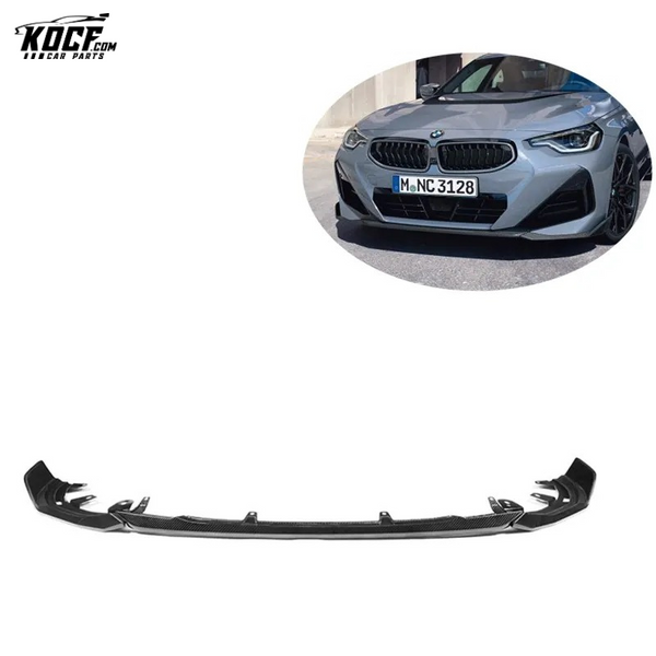 2022 G42 M235i M240i Carbon Fiber Front Splitter Lip Spoiler For BMW G42