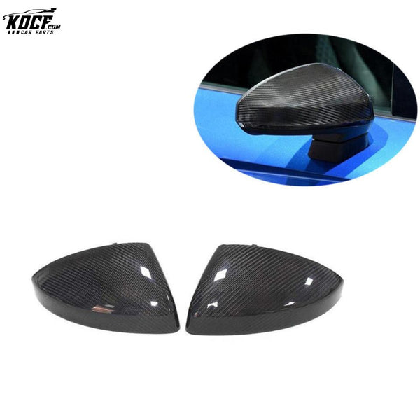 2015+ R8 Mirror cover Replacement Carbon Fiber Mirror Cover housing Case For Audi R8