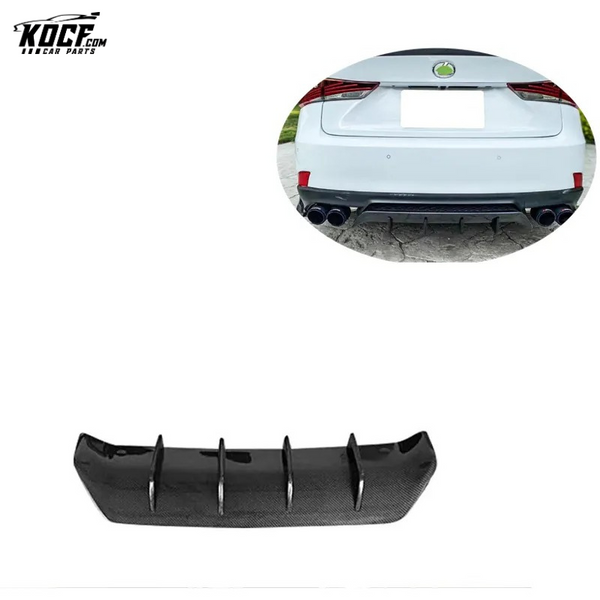 ART style Carbon Fiber Rear Under diffuser For 2017-18 Lexus IS250 IS300