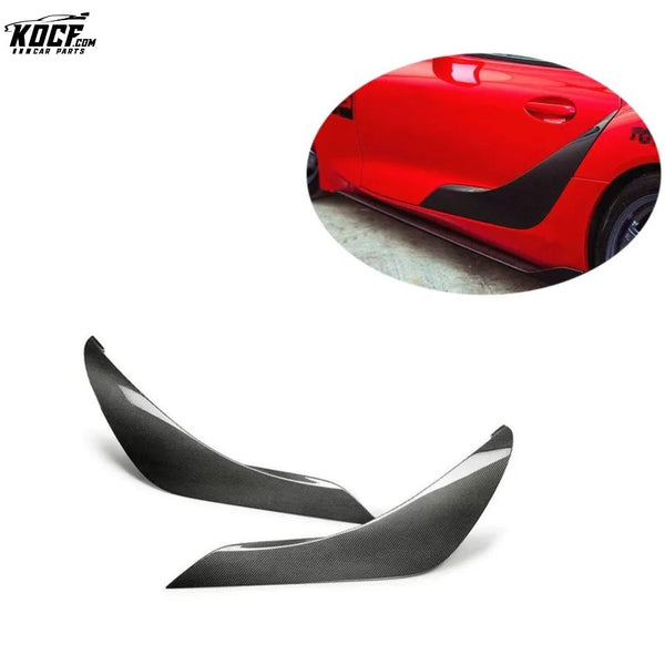 For 20201 Toyota GR Supra A90 A91 MK5 MKV Carbon Fiber Side Door Trim Door Garnish For Toyota Supra