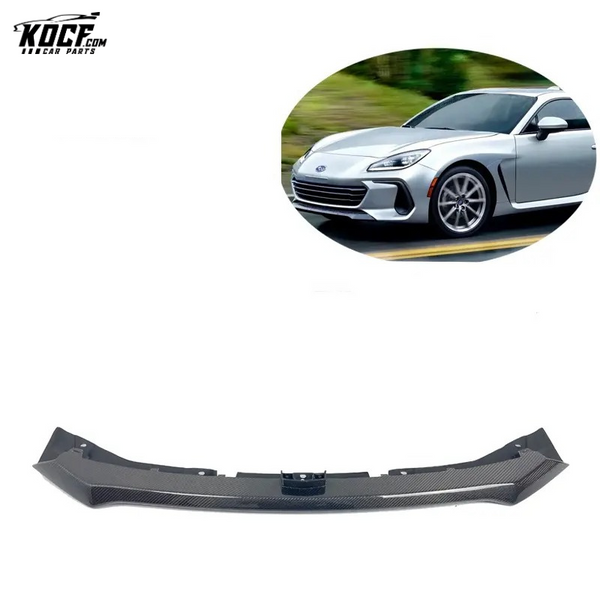 For 2022 Subaru BRZ ZD8 Carbon Fiber OE Style Front Bumper Splitter Lip Spoiler Bumper Guard