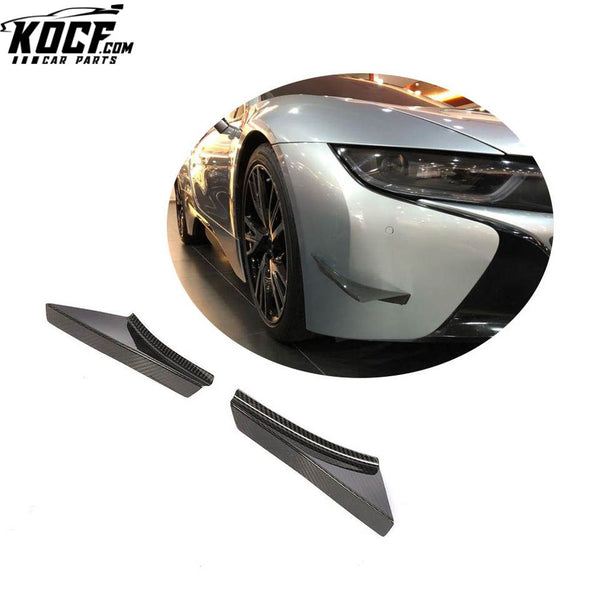 ML Style Carbon Fiber I8 Front Bumper Fins for BMW I8 2014-2018