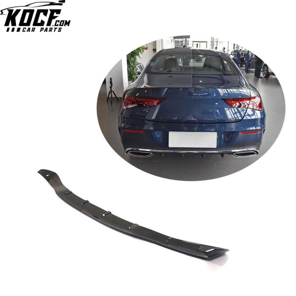 Carbon Fiber C118 Rear Diffuser Lip for Mercedes Benz CLA-Class C118 CLA250 4-Door 2020-2021