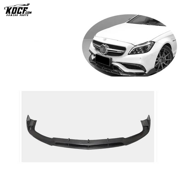 2015 BS Style Carbon Fiber Front Bumper Splitter Lip Spoiler For Mercedes Benz CLS63 W218