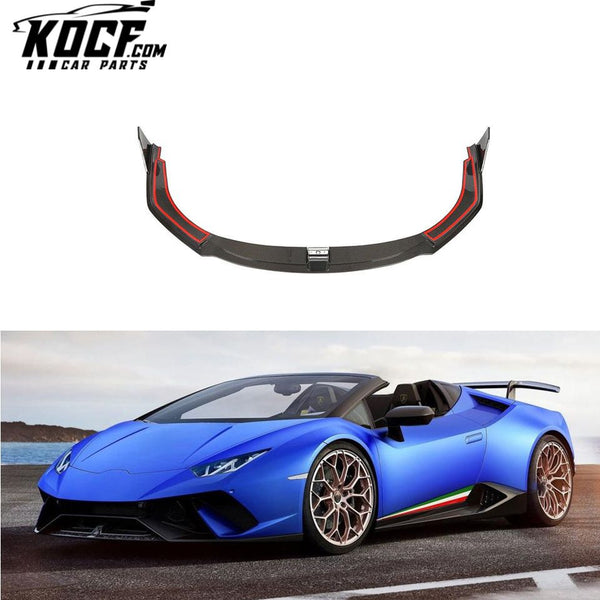 Forged Carbon Fiber Front Winglet Lip for Lamborghini Huracan LP640-4 Performante Coupe 2-Door 2017-2019