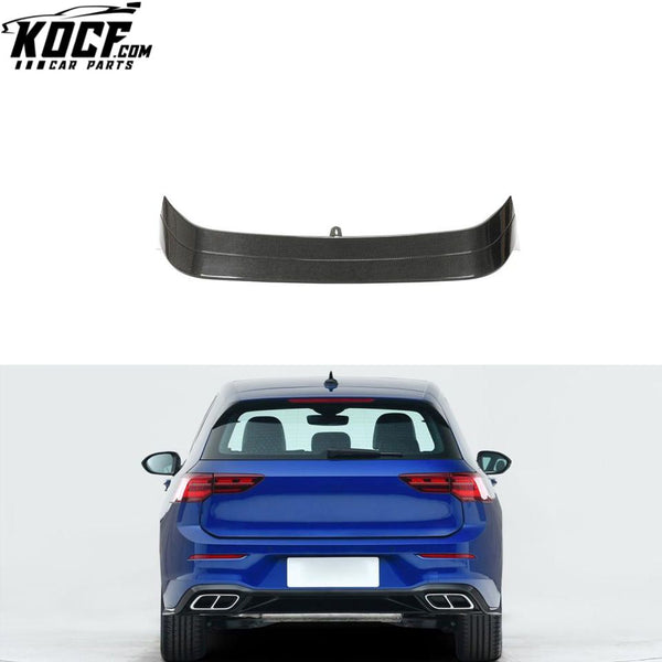 Carbon Fiber MK8 Rear Roof Spoiler for VW Golf 8 R MK8 GTI Hatchback 4-Door 2021-2022