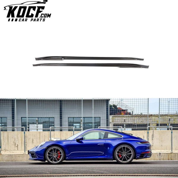 Dry Carbon Fiber 992 Car Side Body Kit for Porsche 911 992 Carrera 4S Coupe 2-Door 2019-2021