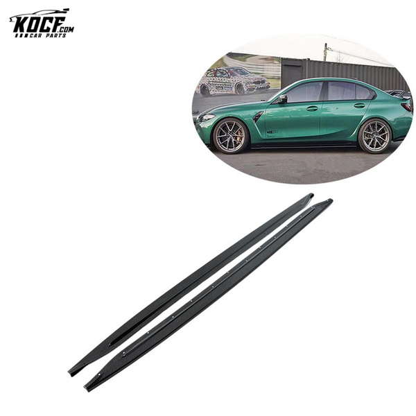 New G80 M3 G82 M4 MH-C Style Carbon Fiber Side Skirts Extension Rocker Panel For BMW G80 M3 G82 M4 2020+