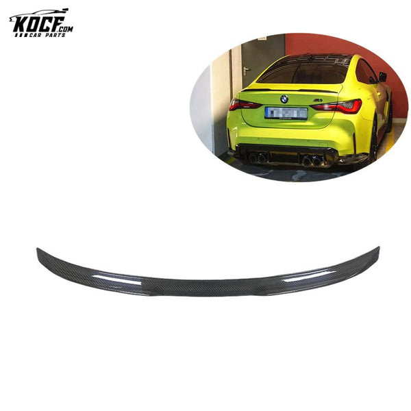 G80 M3 OE-M Style Carbon Fiber Rear Trunklid Spoiler Boot Spoiler Wing For BMW G80 M3 G82 M4 2021