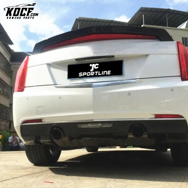 Carbon Fiber ATS Rear Diffuser Lip for Cadillac ATS Base Coupe 2-Door 14-19