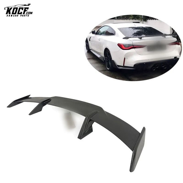 G80 M3 G82 M4 MP style Carbon Fiber Rear Trunk Spoiler High Wing For BMW G8X M3 M4 G20 G22 F90 2021