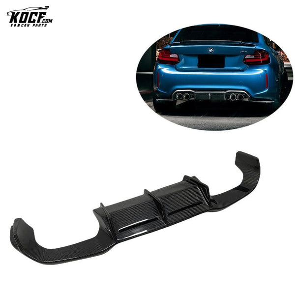 2016-2019 M2 F87 Mt-c Style Carbon Fiber Rear Bumper Diffuser Lip For BMW F87 M2 M2C Competition