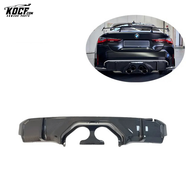 2020+ MP Style G80 M3 Carbon Fiber Rear Bumper Lip Diffuser set with middle cover For BMW G8X F82 M3 M4