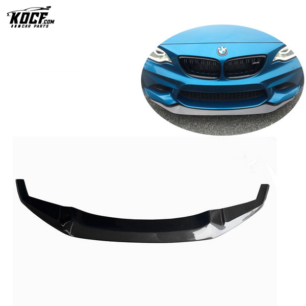 2016-2018 GTS-MC style Carbon Fiber Front Bumper Lip Splitter Spoiler For BMW M2 F87 N55