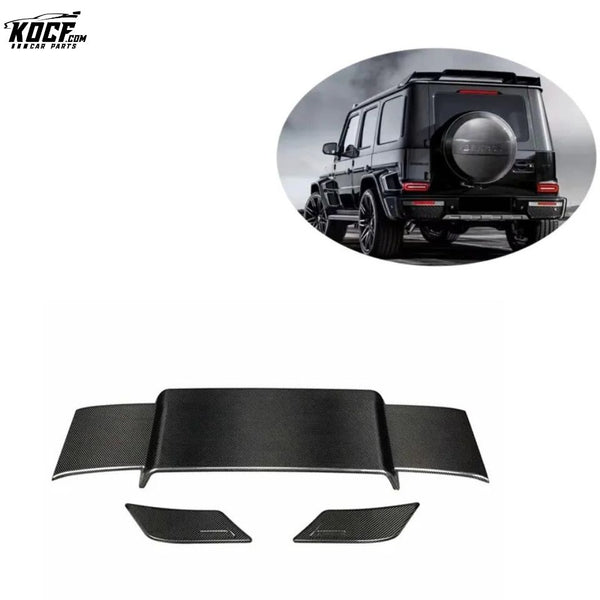 2019-20 W464 G550 G63 G500 BS style Carbon Fiber Rear Roof Spoiler Wing For Mercedes Benz G Wagon