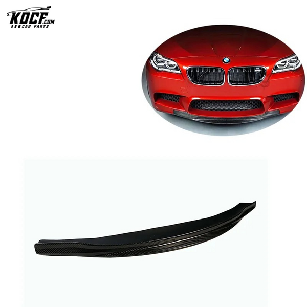 For BMW F10 M5 RK Style Carbon Fiber Front Bumper Splitter Lip