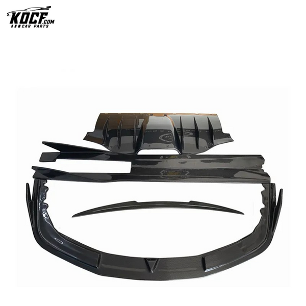 For Ferrari 458 coupe Italia Carbon Fiber Body kit Front bumper lip Rear Diffuser Valance Spoiler 11-13