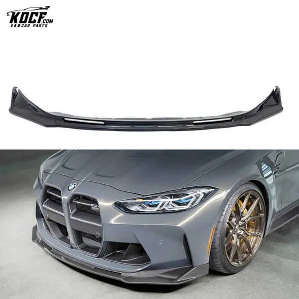 2022 M3 G80 M4 G82 G83 Front Bumper Spoiler Lip Vor-style Carbon Fiber Front Spoiler Lip For BMW G80 G82 G83