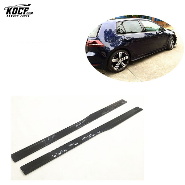 RZA Style Carbon FIber Side Skirts For VW GOLF MK7R