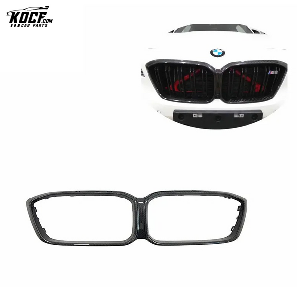 Dry Carbon Fiber Front Bumper Grille Replacement For BMW F87 M2C competition M2C front grille