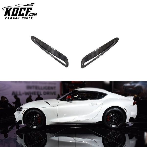 Dry Carbon Fiber A90 Hood Vents Trim for Toyota GR Supra A90 Edition J29/DB MkV 2019 2020