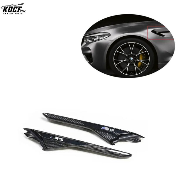 Carbon Fiber Side Fender Trim Garnish Vents for BMW F90 M5