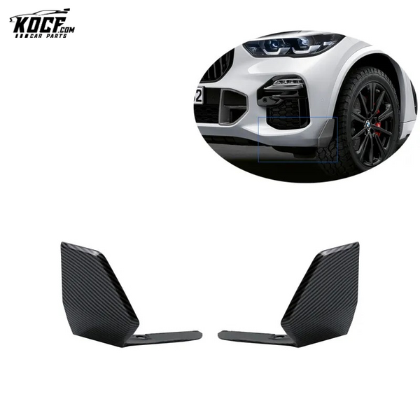 For 19-21 X5 G05 M sport Mp Style Carbon Fiber Front Bumper winglet set Splitter Apron For BMW X5 G05