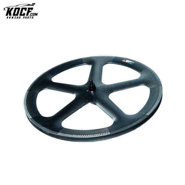 700C Carbon 5 Spoke Front Bicycle Wheel for Road Bike Logo Custom