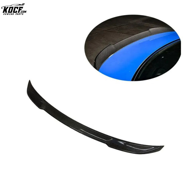 CS style carbon fiber rear trunk spoiler wing Ducktail Spoiler For BMW F80 F82 M3 M4