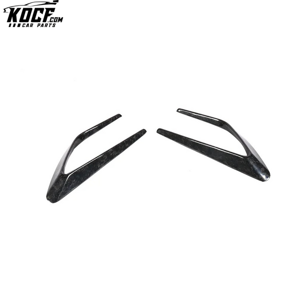 Forged Carbon W205 C63 Car Fender Scoop Exterior Trim for Mercedes Benz C63 AMG Sedan 4-Door 15-18