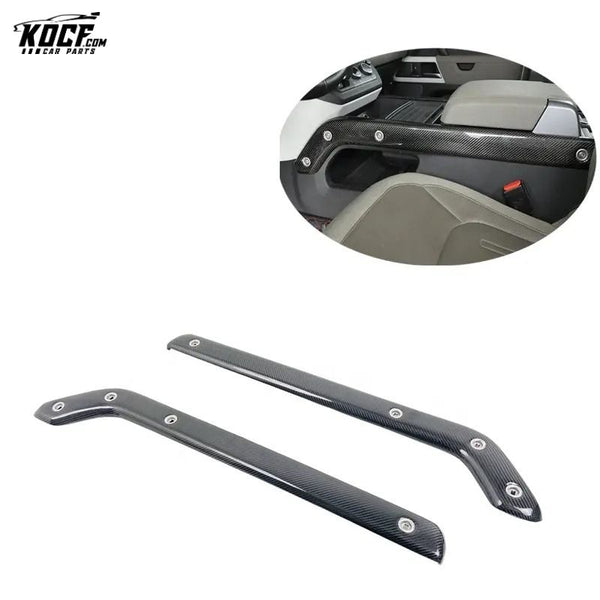 NEW! 2020-23 Replacement Carbon Fiber Interior Trim Center Console Trim Strip For Land Rover Defender 90 110 model