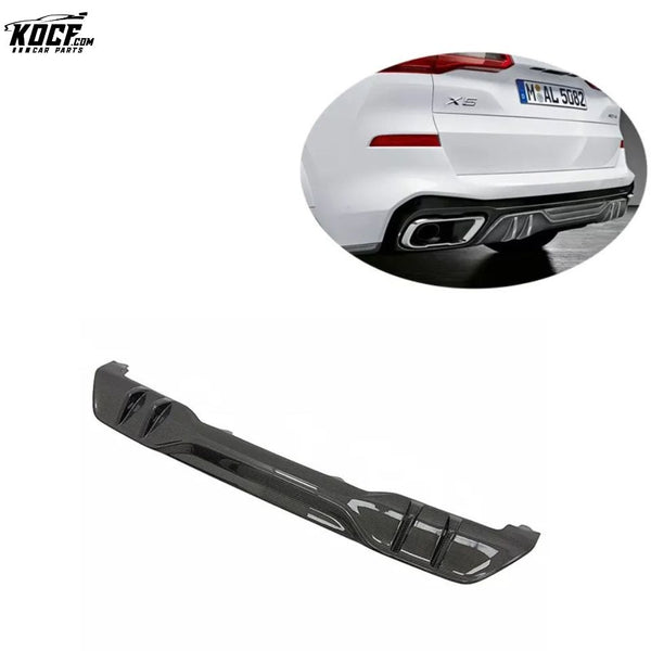 X5 G05 M sport Mp Style Body kit Carbon Fiber Rear Bumper Spoiler Diffuser Lip For BMW 2019-21