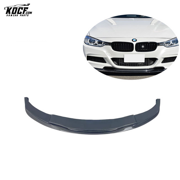 F30 3 series Vor style Carbon Fiber Front Bumper lip Spoiler For BMW 12-19 F30 F35 3 series M-tech