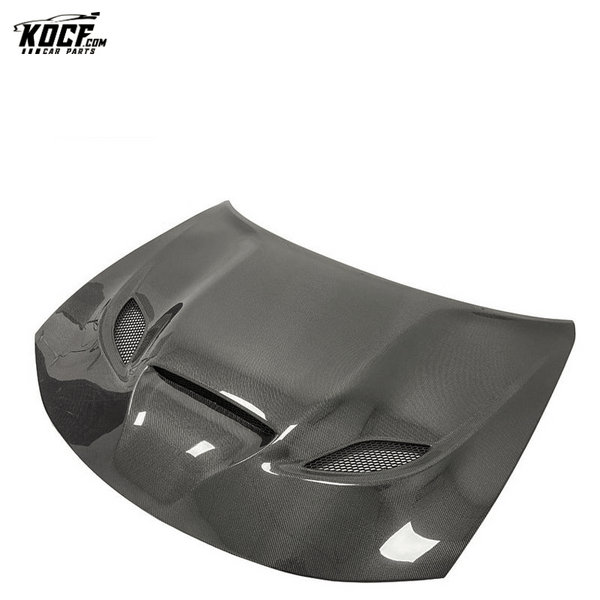 For 2015-21Dodge Charger SRT Hellcat Style Carbon Fiber Front Hood Bonnet with vents