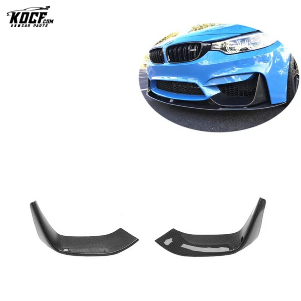 F82 M4 M performance Style carbon fiber bumper splitter Flap For BMW F8X F80 F82 F83 M3 M4