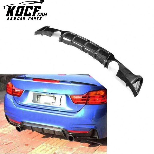 MP Style 4series F32 Carbon Fiber Rear Bumper Diffuser for BMW F32 M435I M Sport 2014-2018