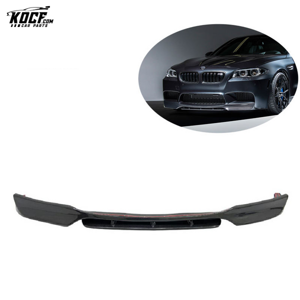 Vor style Carbon Fiber Front Bumper Lip Spoiler For BMW M5 F10 Front Lip Splitter 11-16