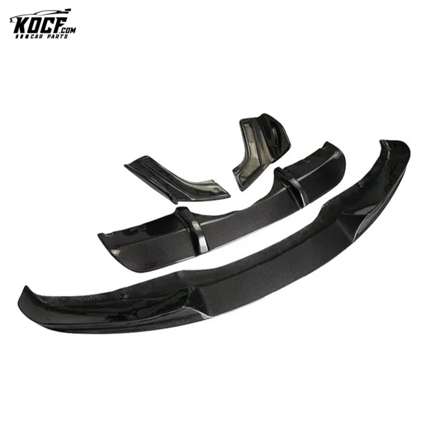 For BMW F15 X5 M-sport MP-style Carbon Fiber Front Bumper Lip Diffuser with spats Spoiler Bodykit