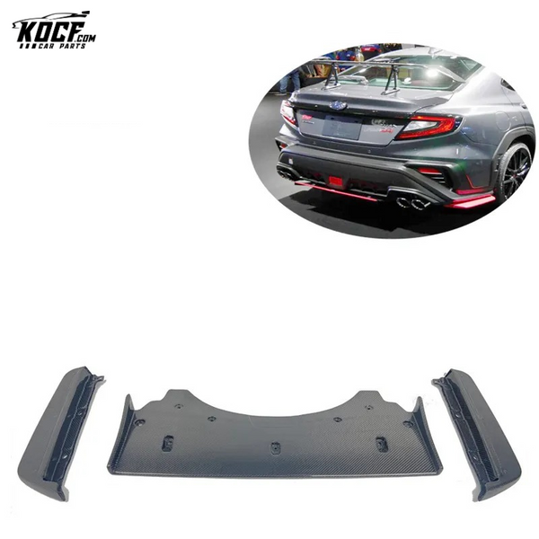 Factory OEM Sti-P style Carbon Fiber Rear Diffuser Spats Splitter for 2022 Subaru WRX S4 VA12 JDM Parts