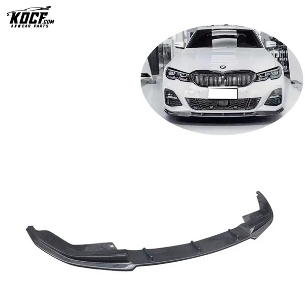 2019+ G20 G28 Front bumper spoiler Lip FD style Carbon Fiber Front lip Splitter For BMW G20 G28 3 series