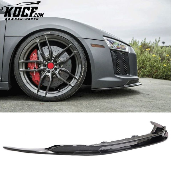 Upgrade Auto Parts Car Body Kit Dry Carbon Fiber Front Lip Fit For Audi R8 V10 Gen 2 2016-2019 Front Bumper Lip