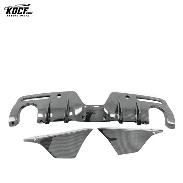 Supra A90 A91 MK5 Carbon Fiber Rear Diffuser With Rear Spats Side Splitter  For Toyota GR Supra