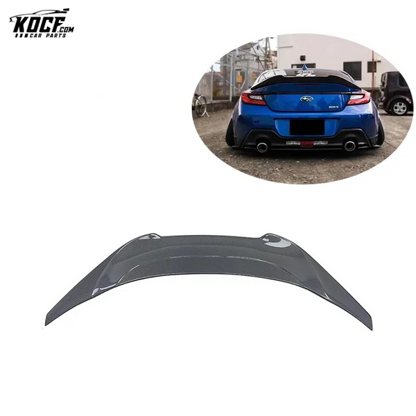 2022 BRZ GR86 Spoiler V style Carbon Fiber Rear Trunk Spoiler For Subaru BRZ Toyota GR86 ZD8 ZN8