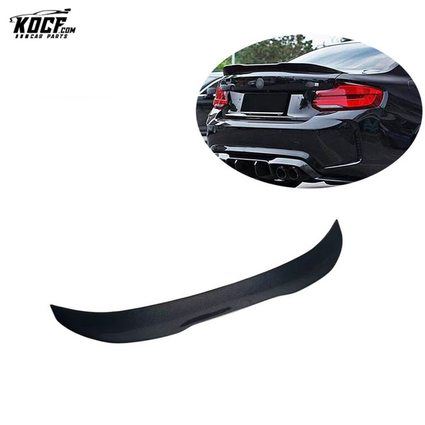 F87 M2 PS-M style Carbon Fiber Rear Trunk Spoiler For BMW F87 M2 M235i F22 M2C