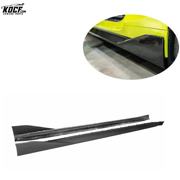 2020+ 1 PAIR G80 M3 G82 M4 MP style Carbon Fiber Side Skirts Rocker Panel For BMW G80 m3 G82 m4