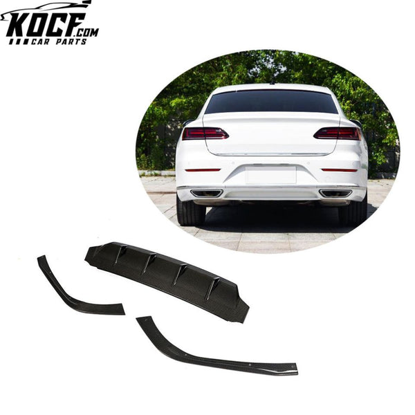 Carbon Fiber CC Rear Diffuser for Volkswagen Arteon Hatchback 4-Door 2019-2020